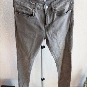 FRAME L’Homme Slim Gray Jeans Men’s 32x32 (32) – Good Condition